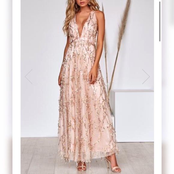 Xenia Boutique Dresses & Skirts - Pink Sequin Gown